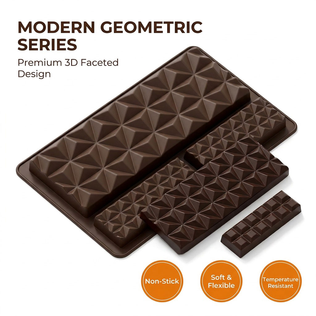2-in-1 Silicone Chocolate Bar  - Silicone Mold Tray ulasan dan harga