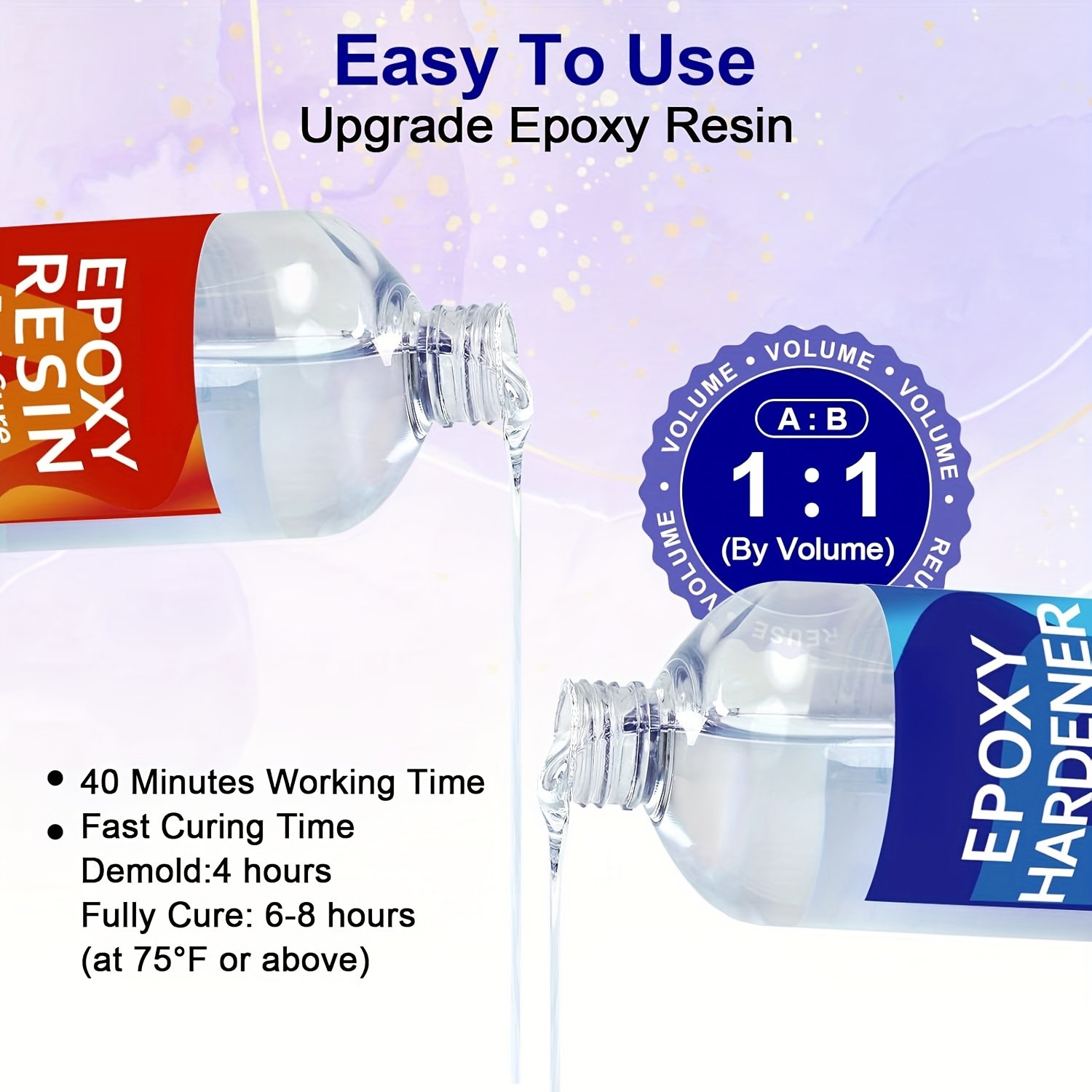 Clear Epoxy Resin Kit 8oz/16oz - Resin Jewelry Kit ulasan dan harga