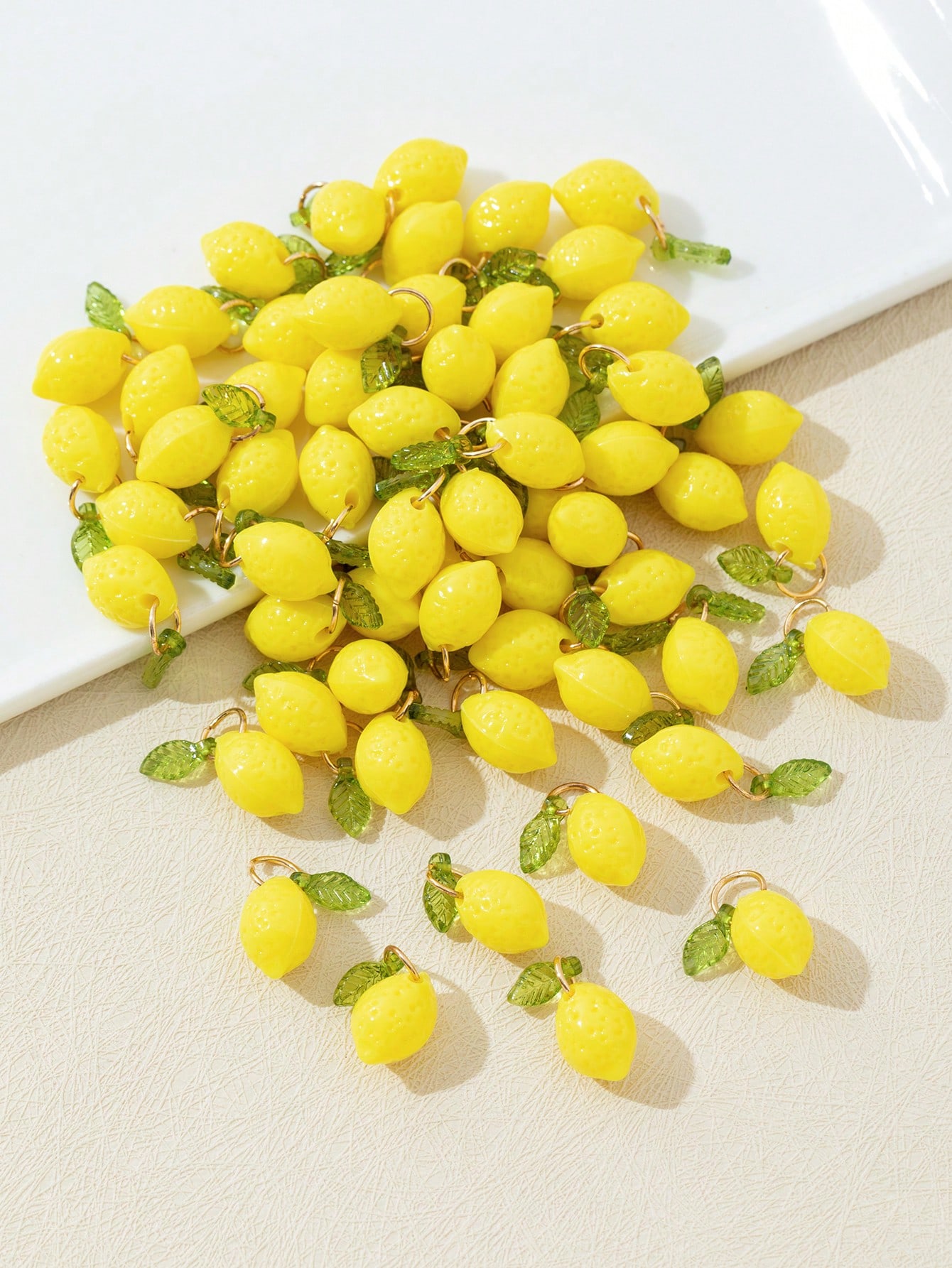 10Pcs 3D Lemon Resin Charms Pe - Resin Craft Supplies ulasan dan harga