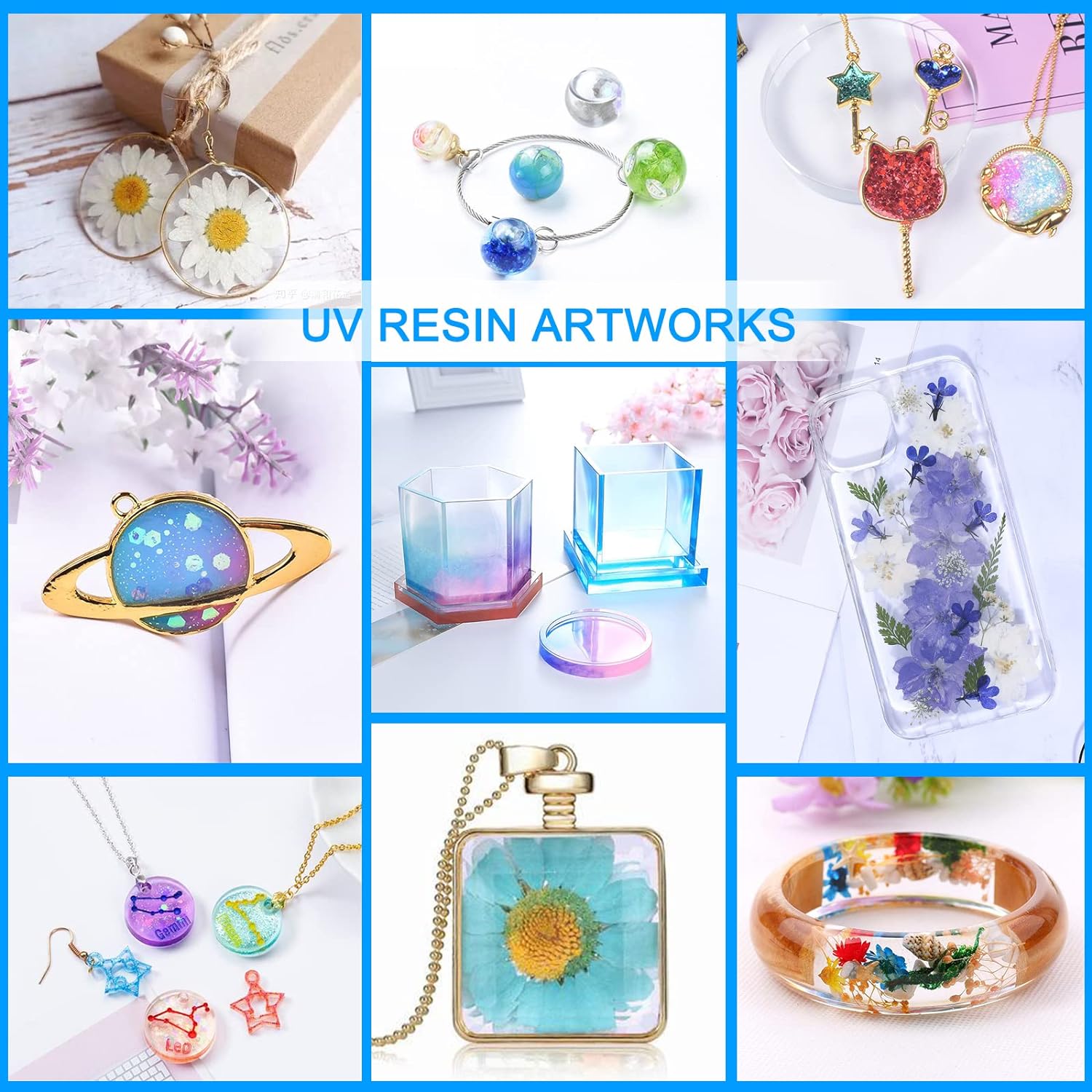 250g/500g UV Resin Clear Hard  - Resin Jewelry Kit ulasan dan harga