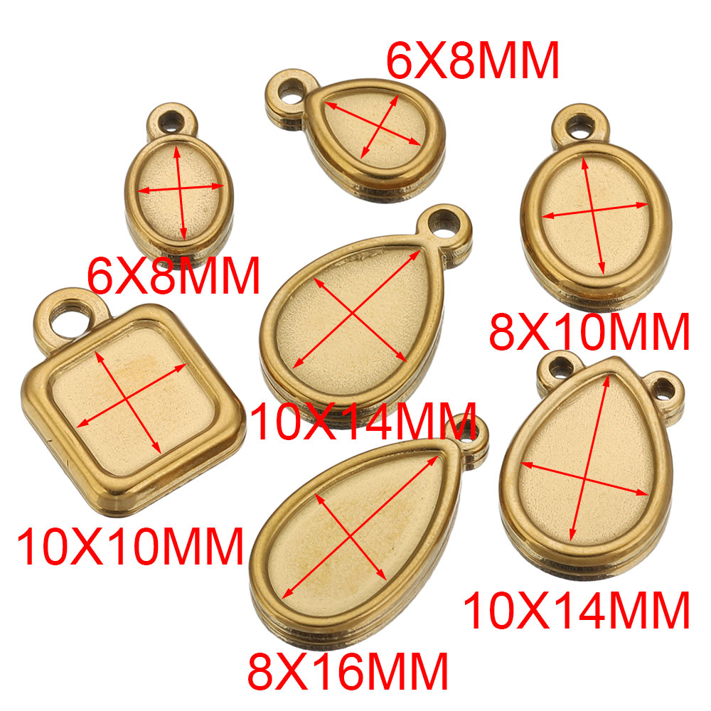 5pcs Stainless Steel Square Dr - Resin Craft Supplies ulasan dan harga