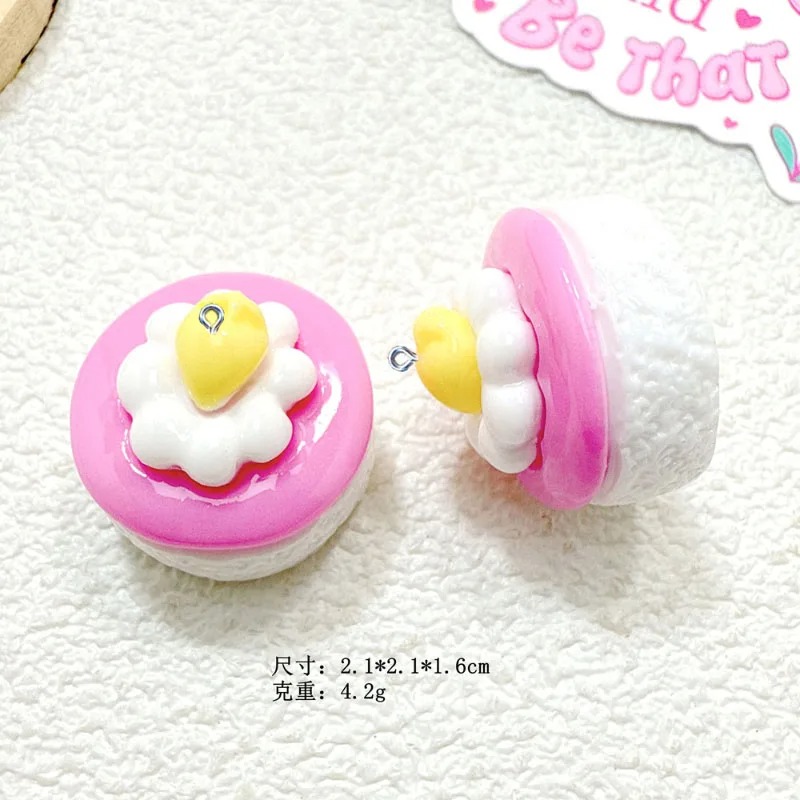 10Pcs Mini Simulated Cute Cake - Resin Craft Supplies ulasan dan harga