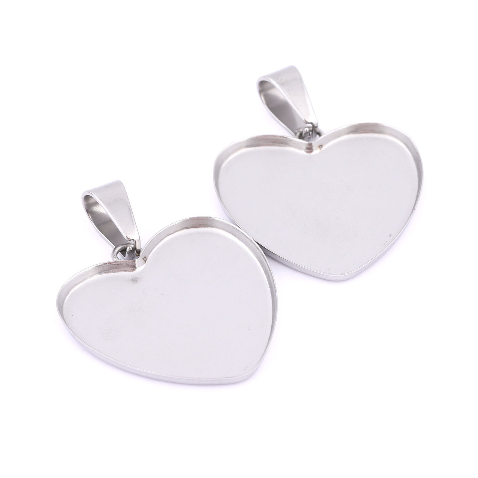 10pcs Stainless Steel Gold Pla - Bezels Set Pendant ulasan dan harga