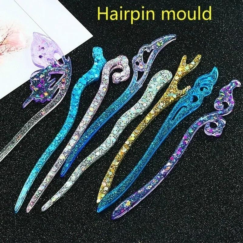 New Transparent Hairpin Silico - Resin Craft Supplies ulasan dan harga