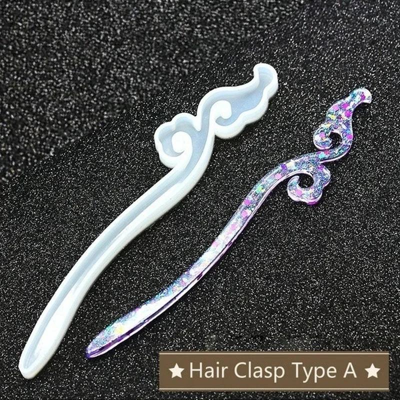 New Transparent Hairpin Silico - Resin Craft Supplies ulasan dan harga