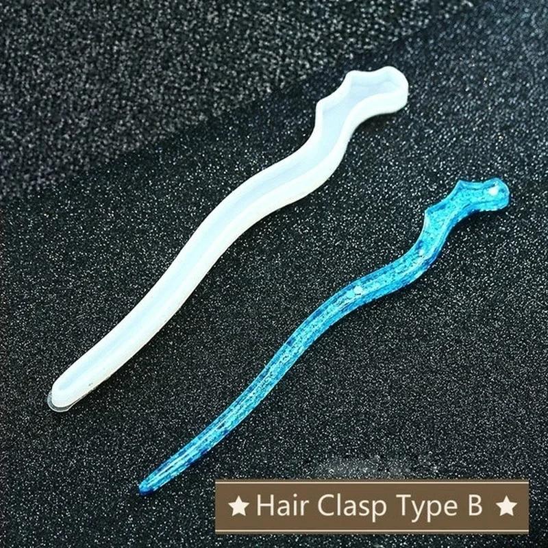 New Transparent Hairpin Silico - Resin Craft Supplies ulasan dan harga