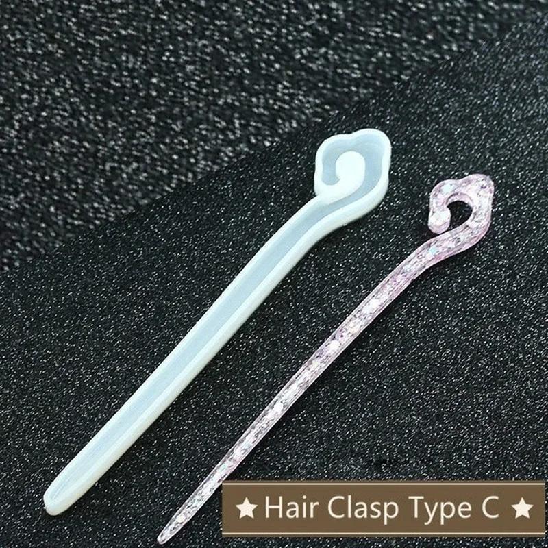 New Transparent Hairpin Silico - Resin Craft Supplies ulasan dan harga