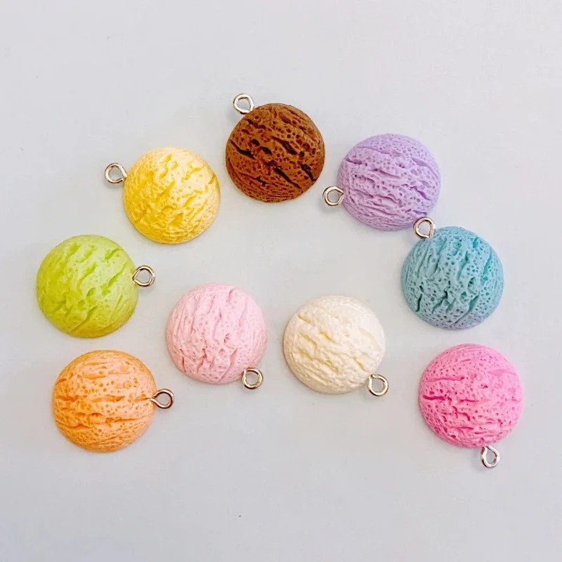 10Pcs Kawaii Macaron Ice Cream - Resin Craft Supplies ulasan dan harga