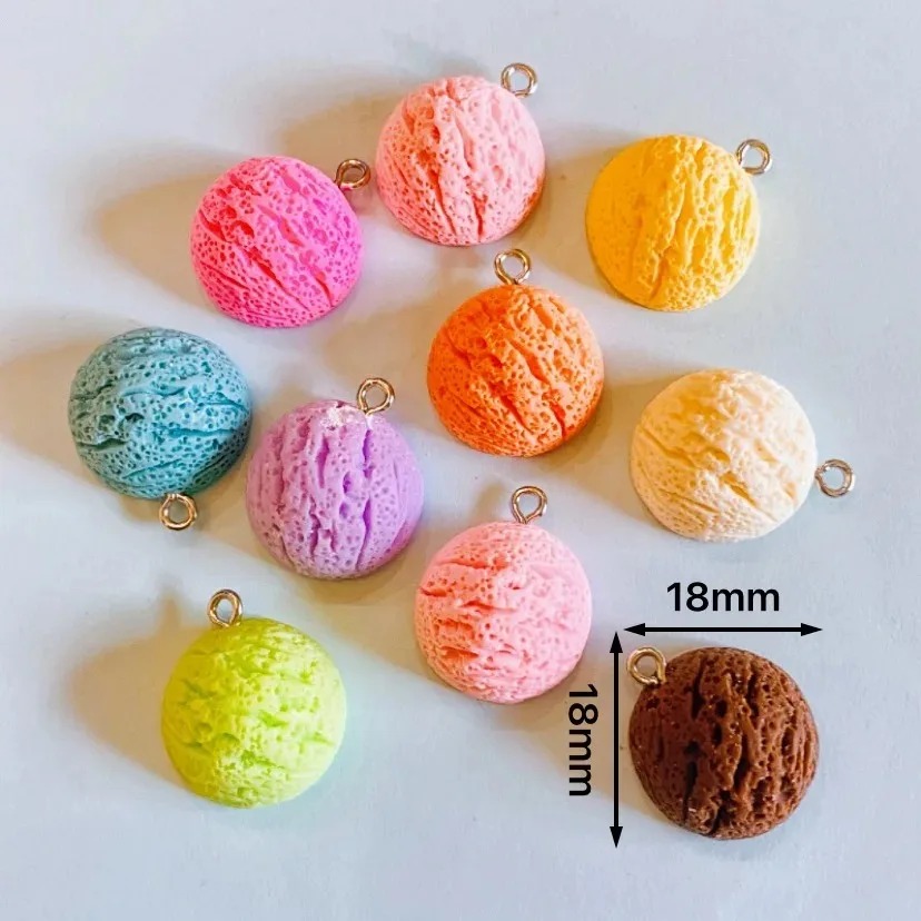 10Pcs Kawaii Macaron Ice Cream - Resin Craft Supplies ulasan dan harga
