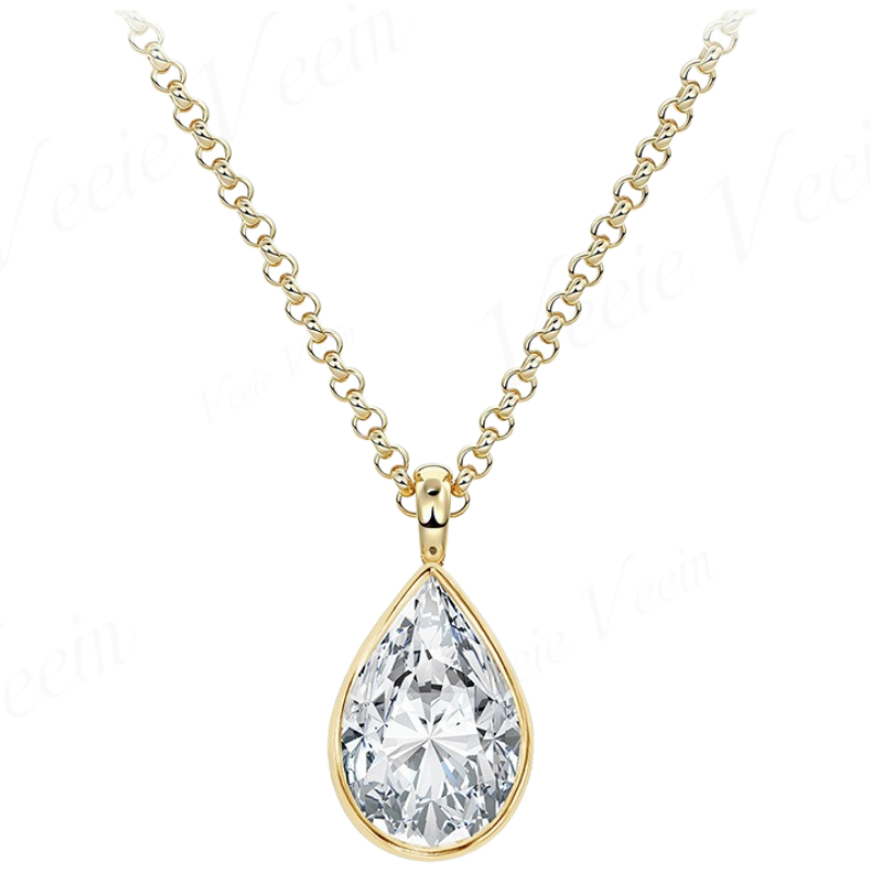 Veeie Veein Jewelry 3ct Irregu - Bezels Set Pendant ulasan dan harga